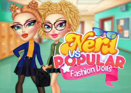 Nerd vs Popular Fashion Dolls