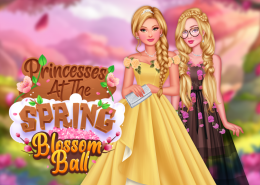 Princesses At The Spring Blossom Ball