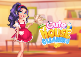 Cute House Cleaning