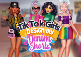 TikTok Girls Design My Denim Shorts
